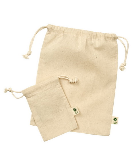 econscious EC8101 Organic Cotton Cinch Gift Bag