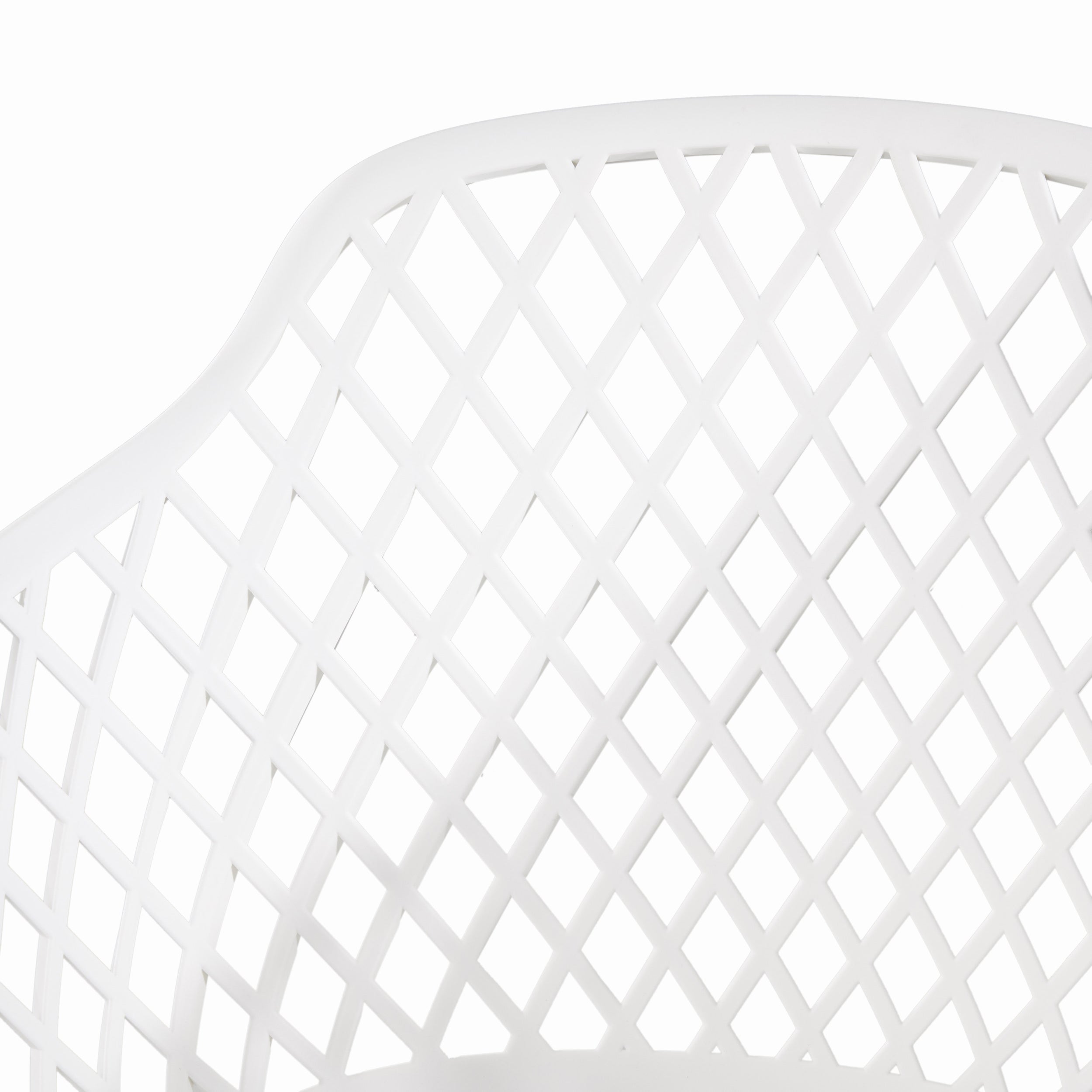 Tate Outdoor Modern Dining Chair (Set of 2)