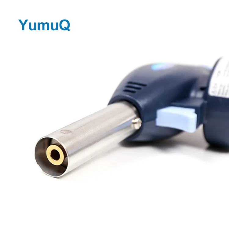 YumuQ ABS + Steel + Copper Portable Piezo Gas Refill Torch Lighter Fire Igniter Camping Ignition For Outdoor