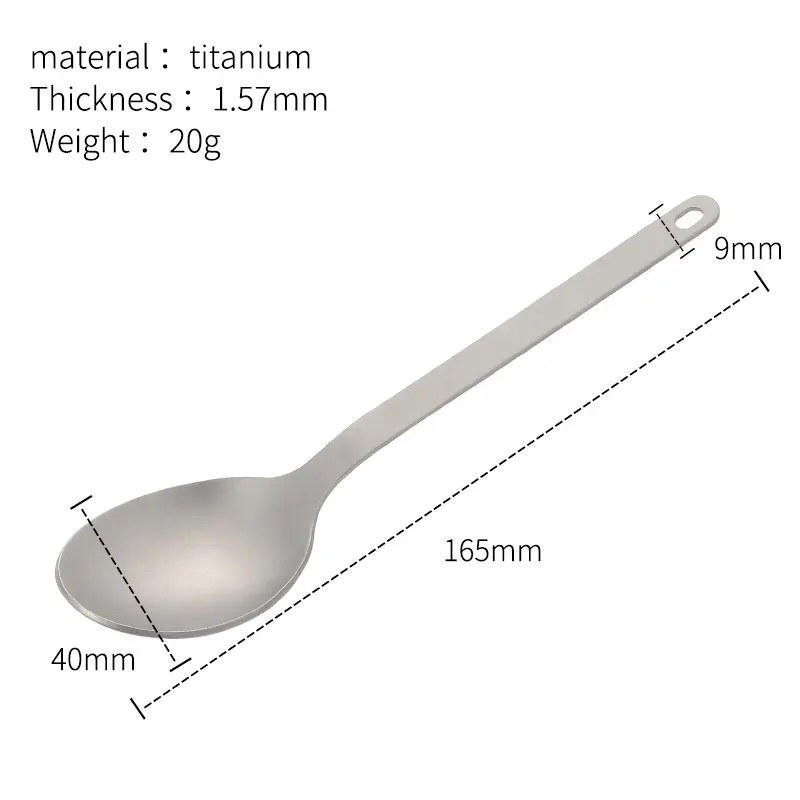 Outdoor Camping accessories Travel Equipment Titanium Tableware Set Spoon Fork Outdoor Camping Cutlery Travel Daily Flatware