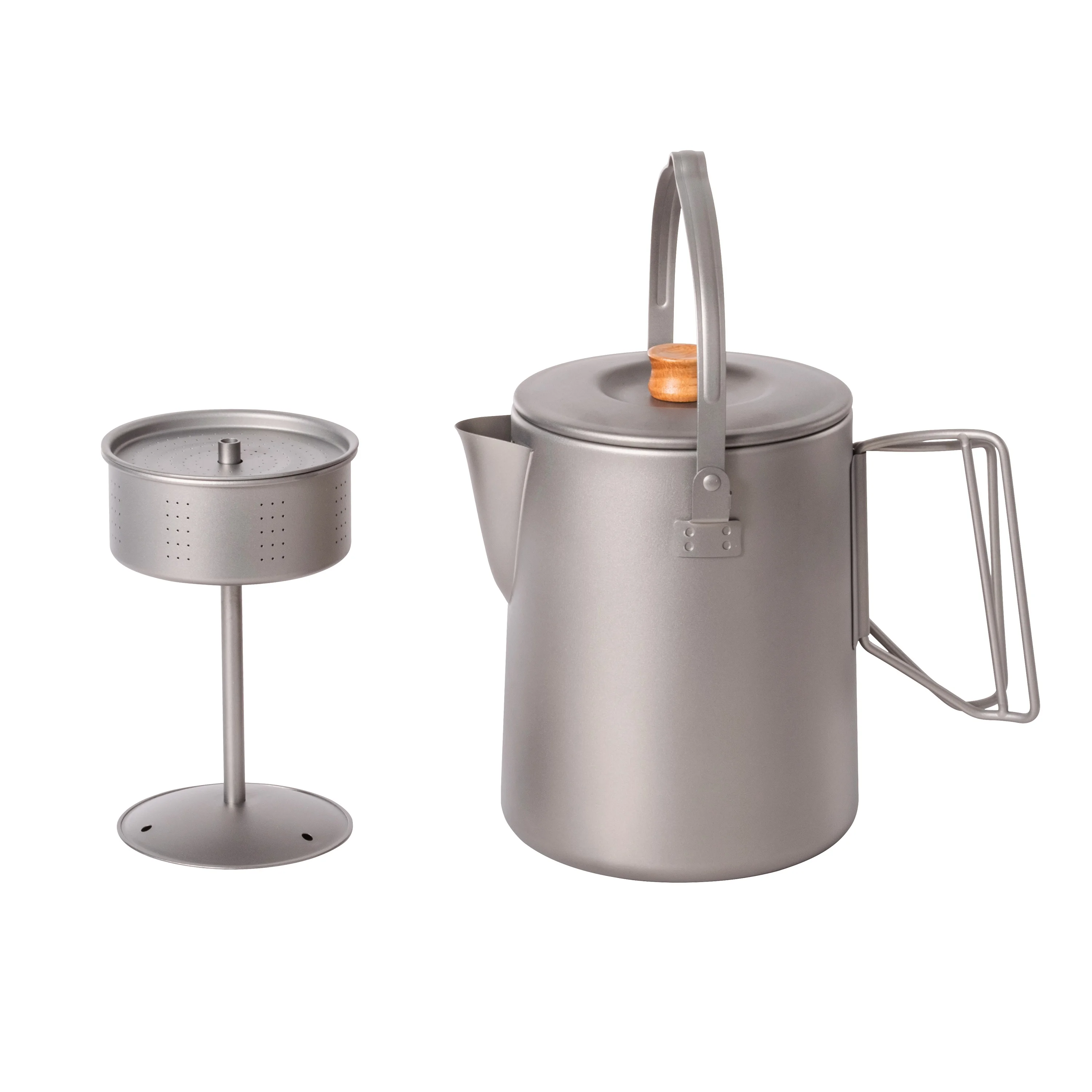 1.5L Titanium Coffee Pot with coffee filter