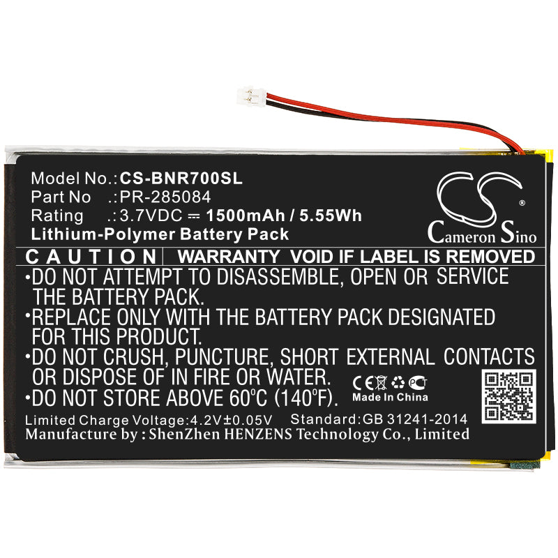 Barnes amp Noble BNRV700 GlowLight Plus 78 Replacement Battery BatteryClerkcom Tablet