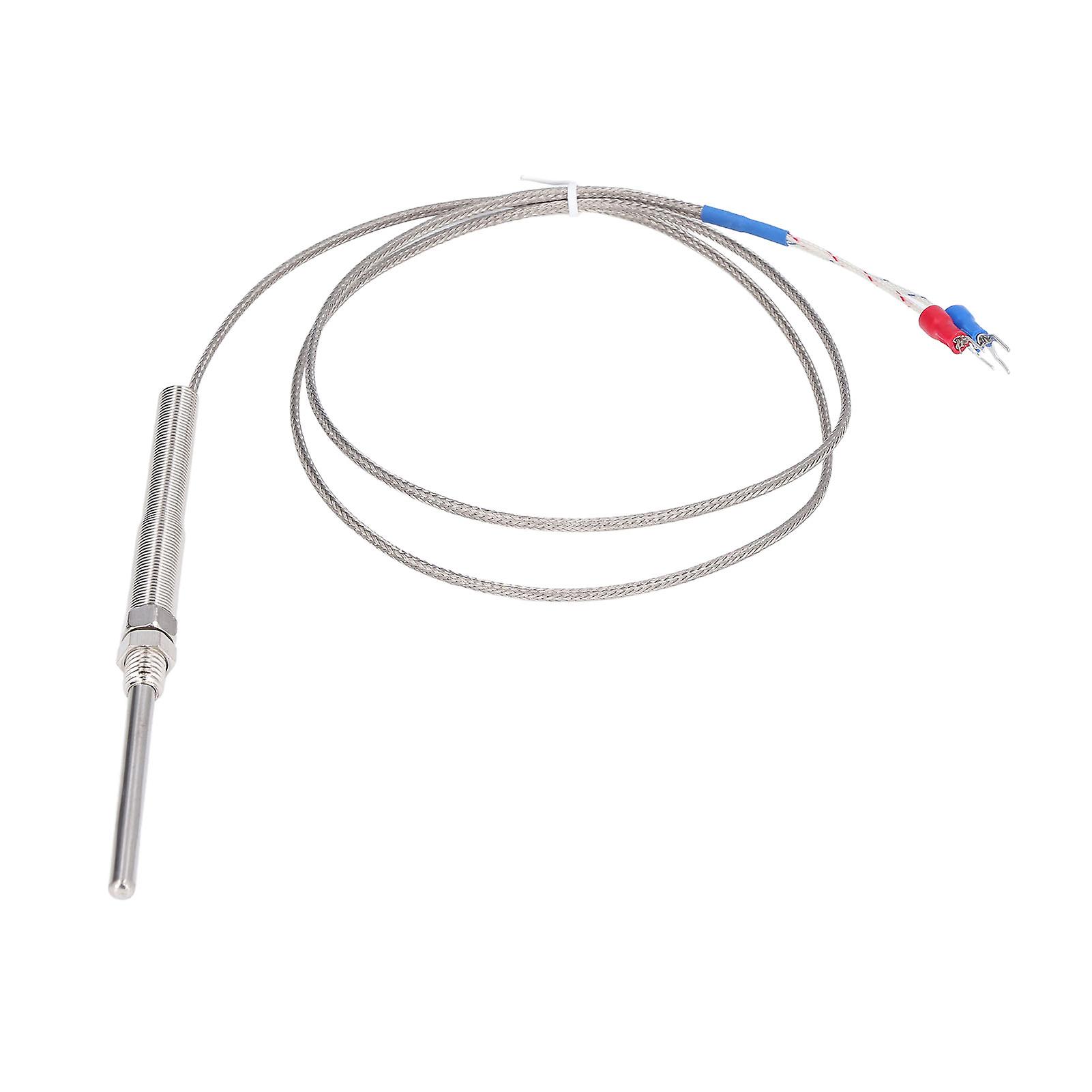 Berm K Type Thermocouple Temperature Controller Sensor 0400 50mm Probe 1meter Wire