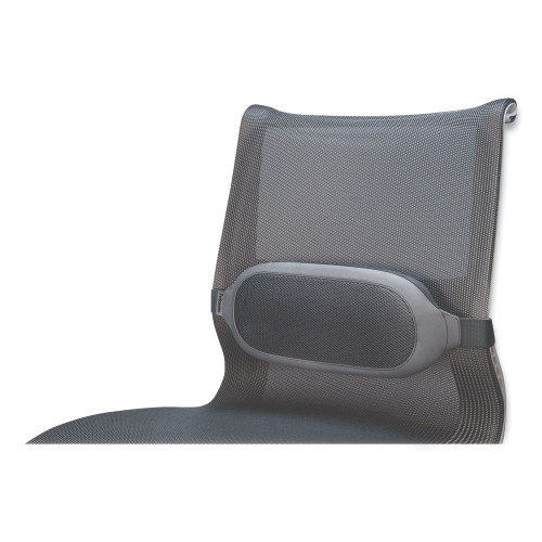 Fellowes I-Spire Series Lumbar Cushion， 14 x 6 x 3， Gray (9311601)