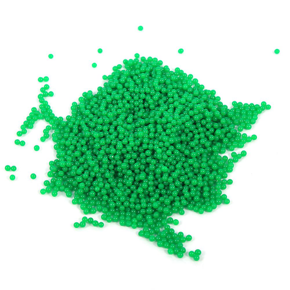 3000pcs Soft Crystal Water Beads Colorful Paintball Bullets For Water Toy Pearl Shaped Soil Mud Grow Magic Jelly Balls(green)