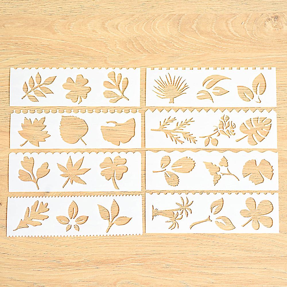 1 Drawing Stencil Set(8 Sheets)  Garden