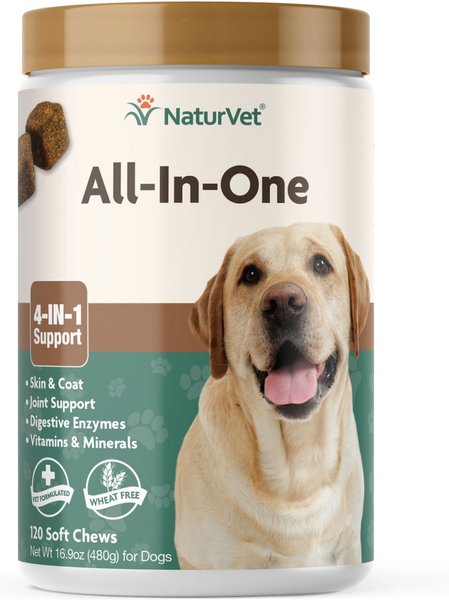 NaturVet All-in-One Soft Chews Multivitamin for Dogs