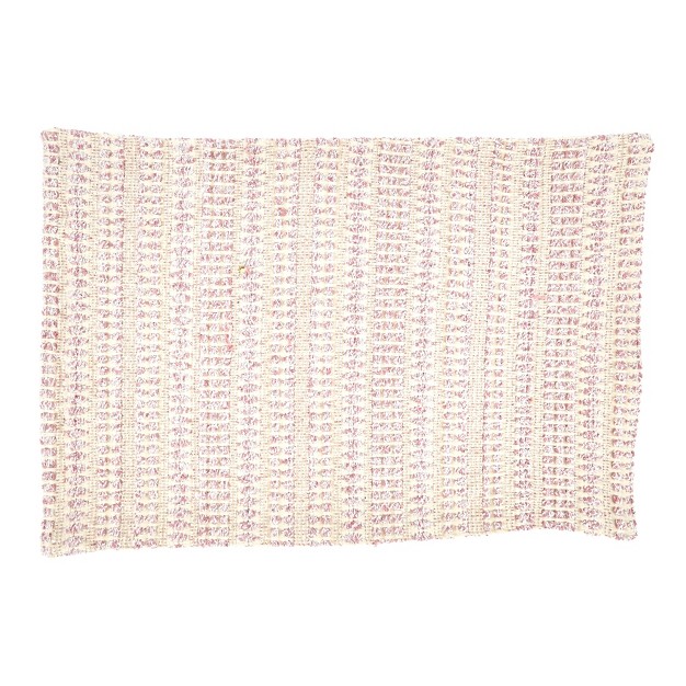 Saro Lifestyle Line Design Woven Placemats set Of 4