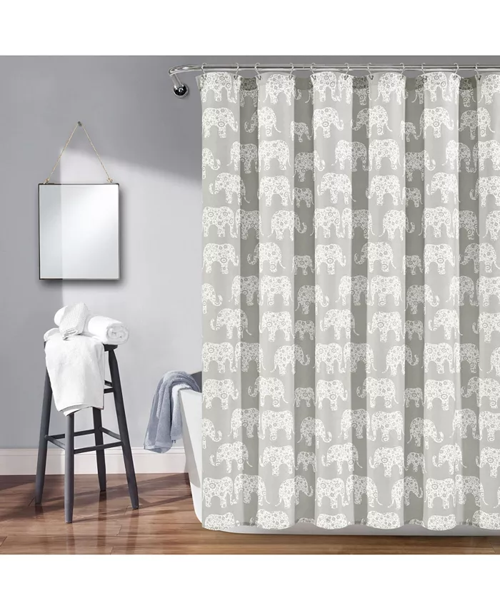 Macys Elephant Parade Shower Curtain  72 x 72