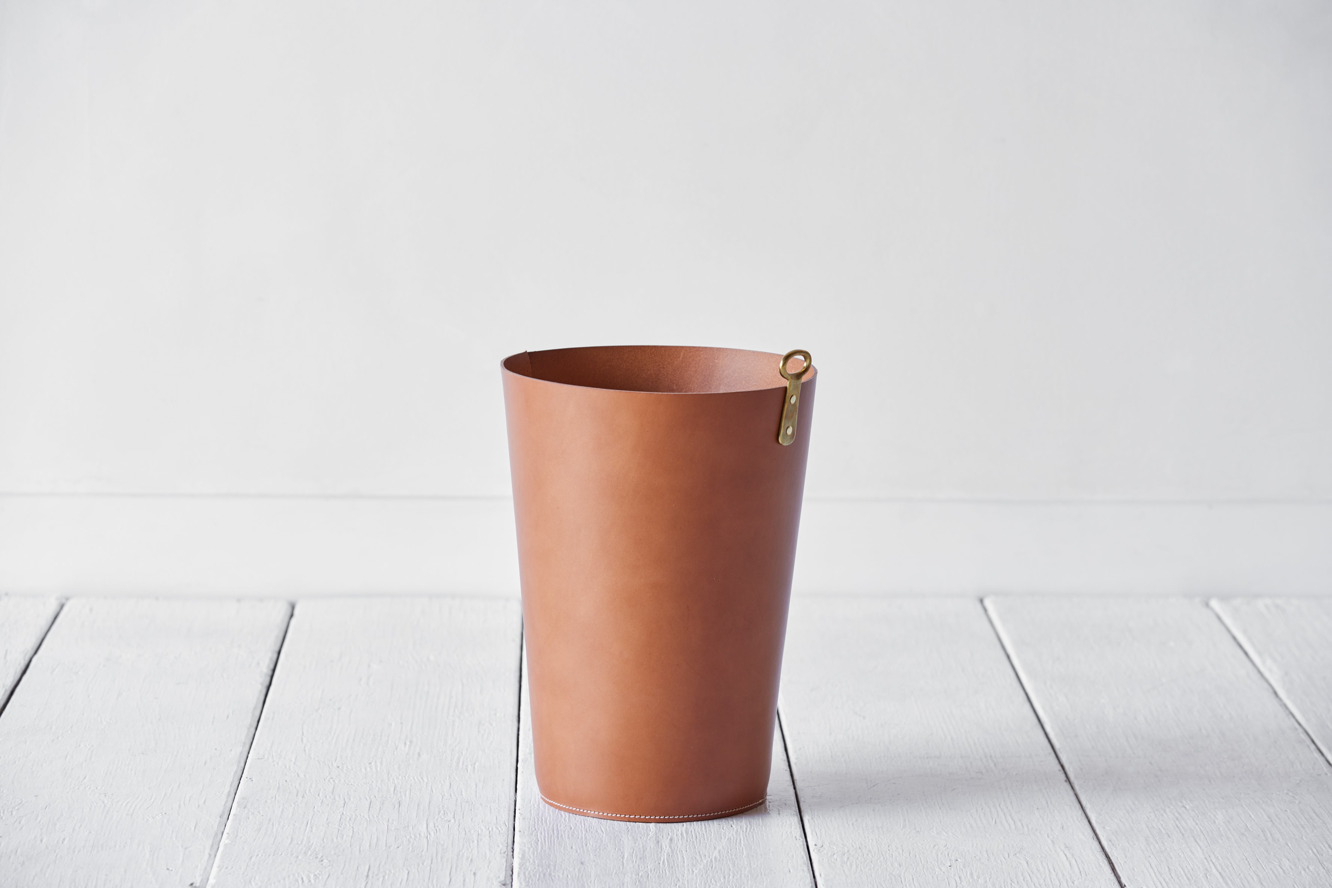 Otis Ingrams, Leather Bin in Ochre