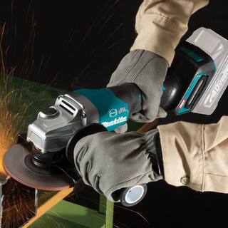 Makita 40V Max XGT Brushless Cordless 4-125 in. Paddle Switch Angle Grinder (Tool Only) with bonus 40V Max XGT 4.0Ah Battery GAG03Z-BL4040