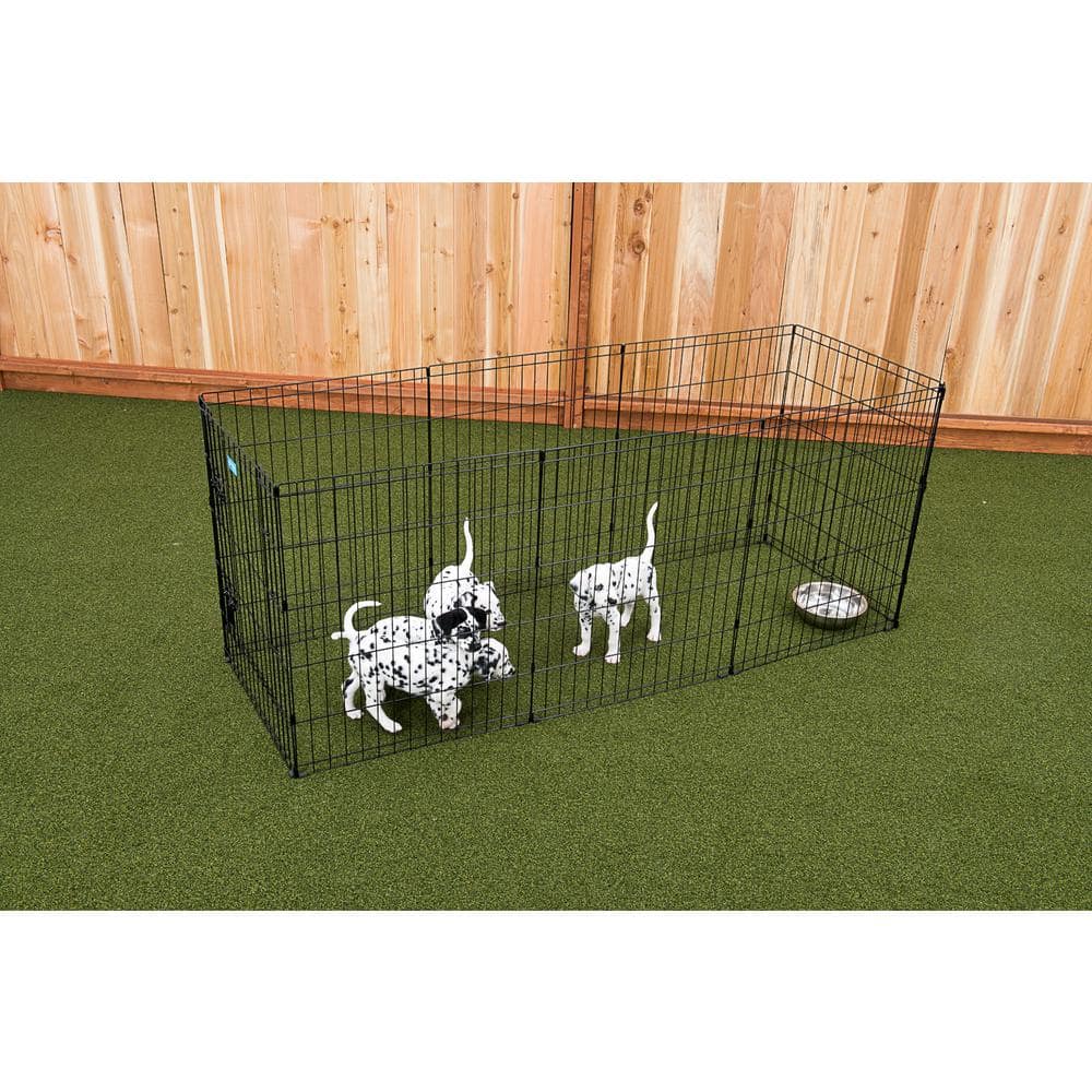 Lucky Dog 24 in. High Heavy Duty Dog Exercise Pen with Stakes ZW 11624