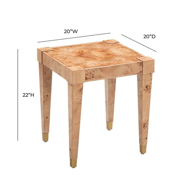 Brandyss Burl End Table