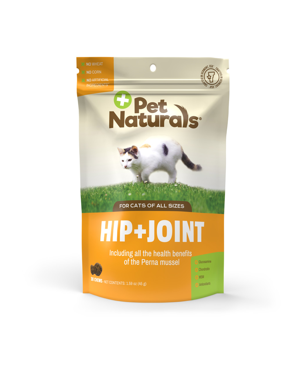 Pet Naturals Hip + Joint Cat Chews， Fish， 30ct.