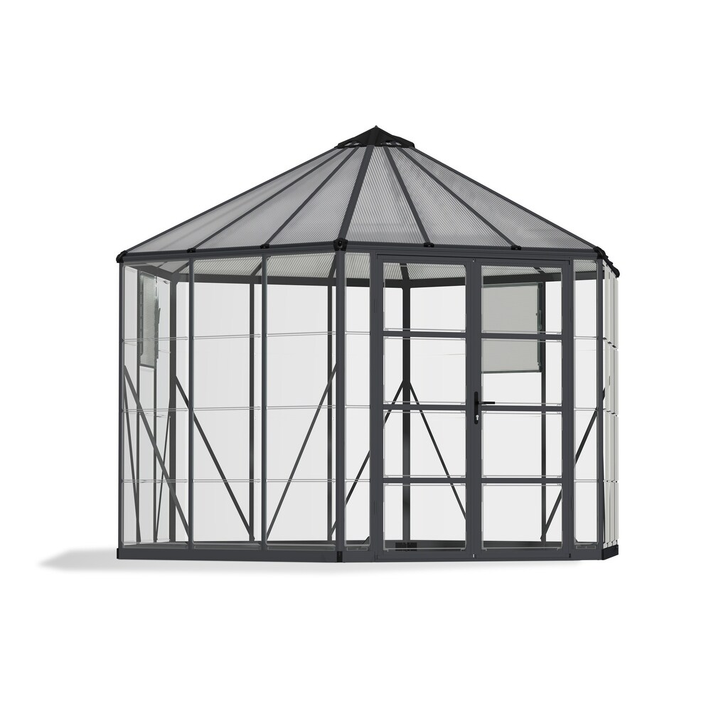 Palram   Canopia Outdoor Oasis Hex 7' x 8' Greenhouse