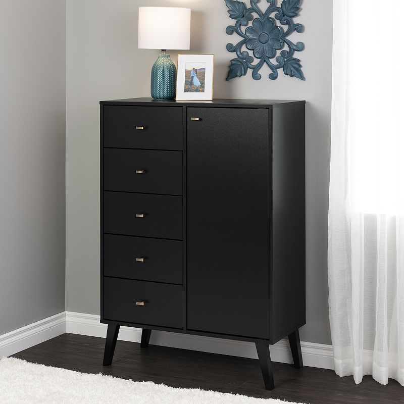 Prepac Milo 5-Drawer Chest with Door