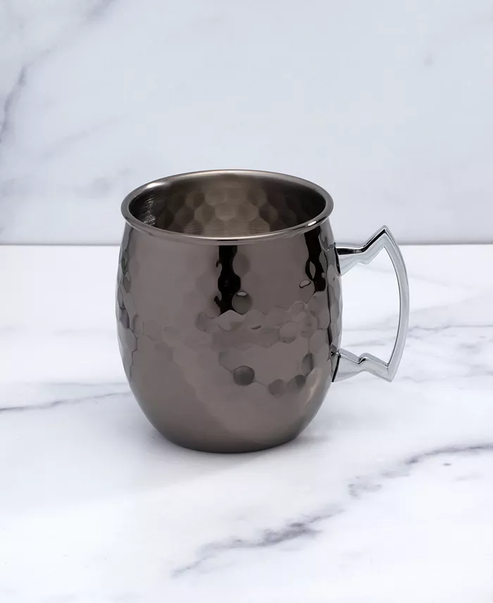 Cambridge Black Faceted Moscow Mule Mug