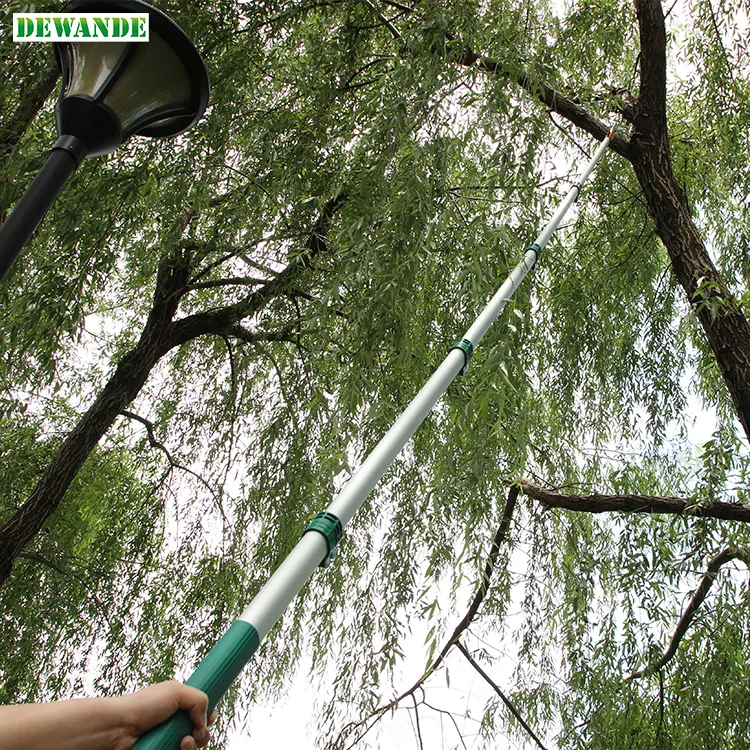 Dewande hand pole saw long trimmer branch cutting saw 5 meters telescopic tree pruning saw