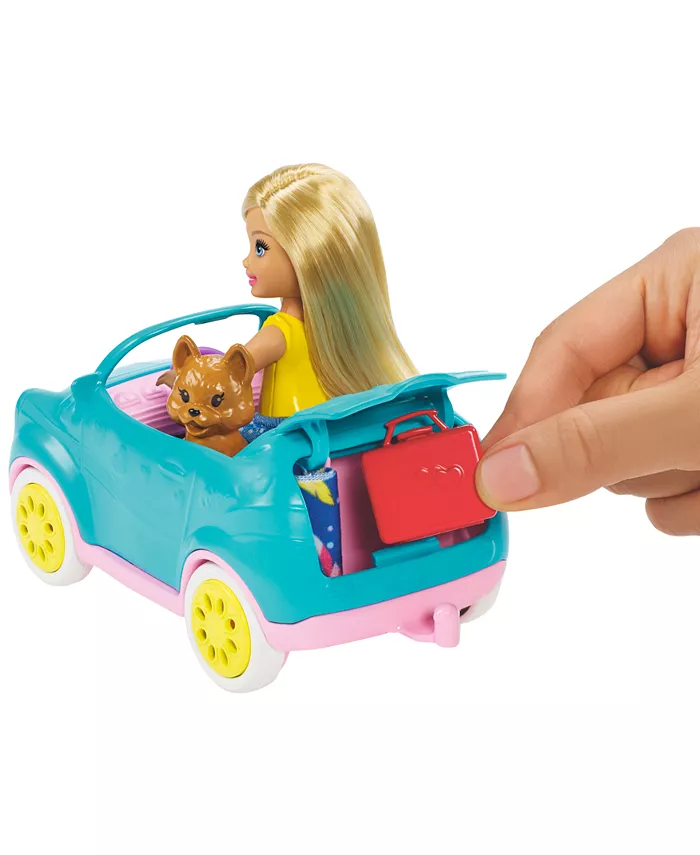 Barbie Toys Camper Playset with Chelsea Doll Toy Car and Accessories