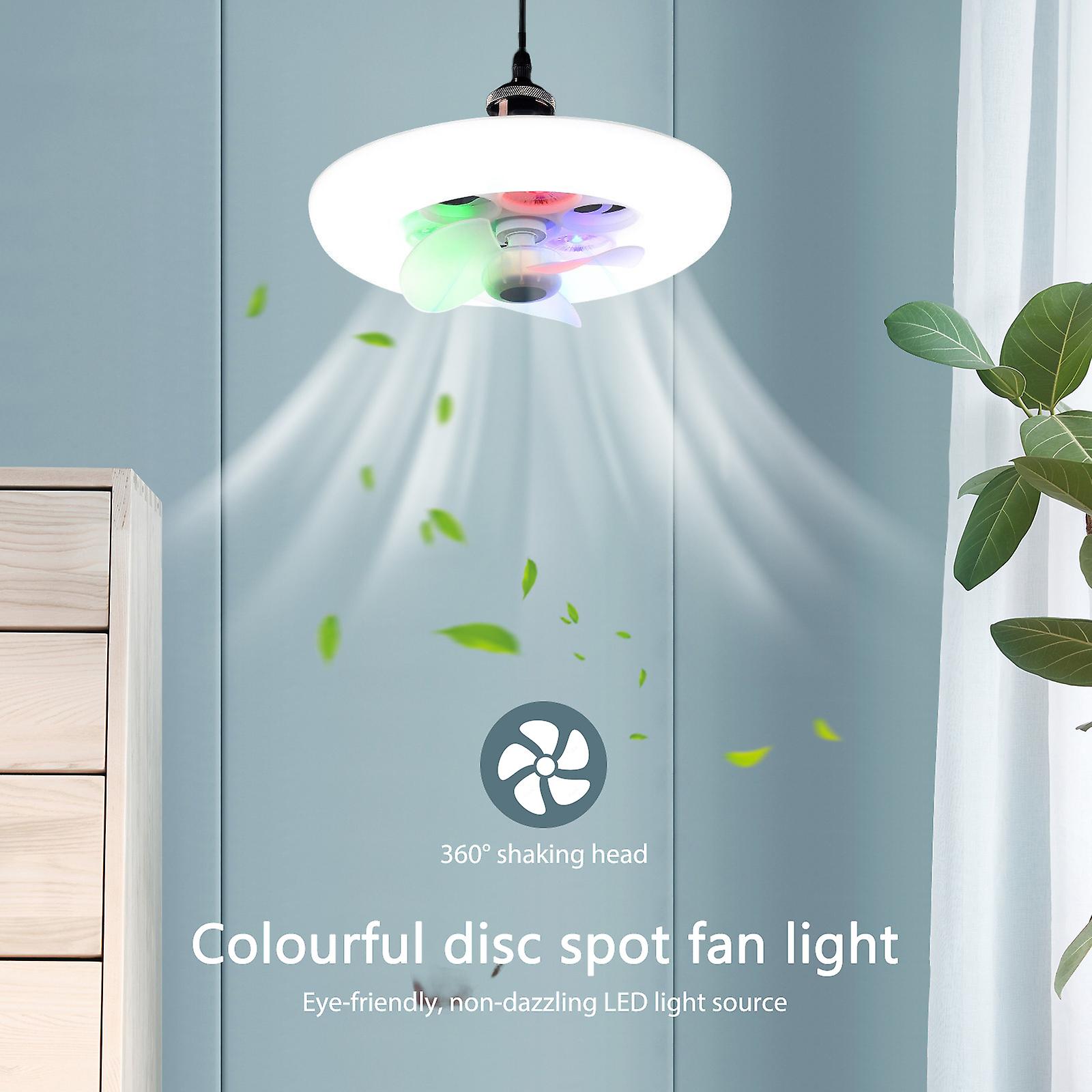 Ceiling Chandelier 60w Led Fan Light Third Gear Adjustable Pendant Light Dimmable For Living Room Bedroom For Dining Room Foyer