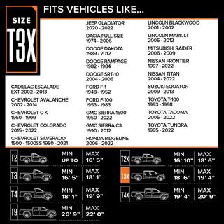 Budge Protector V 232 in. x 70 in. x 60 in. Truck Cover Size T3X 5LTF3X