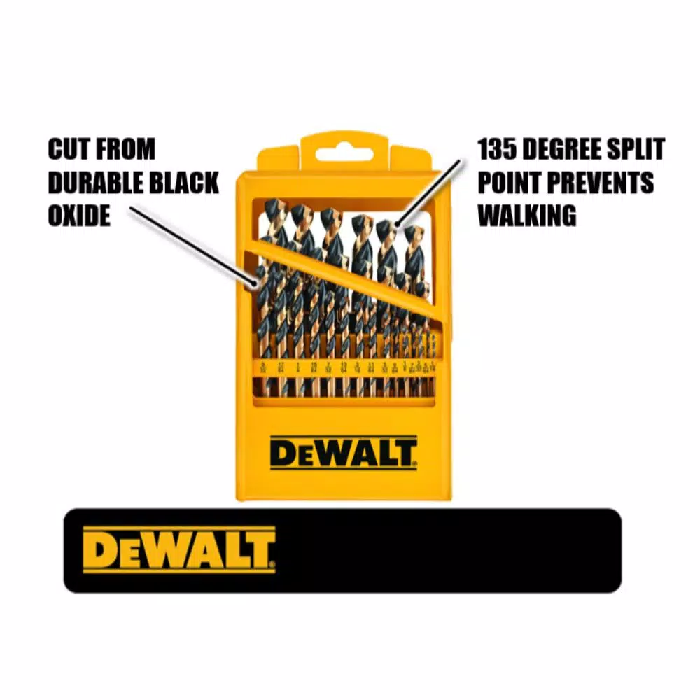 DEWALT Black and Gold Drill Bit Set (29-Piece) and#8211; XDC Depot