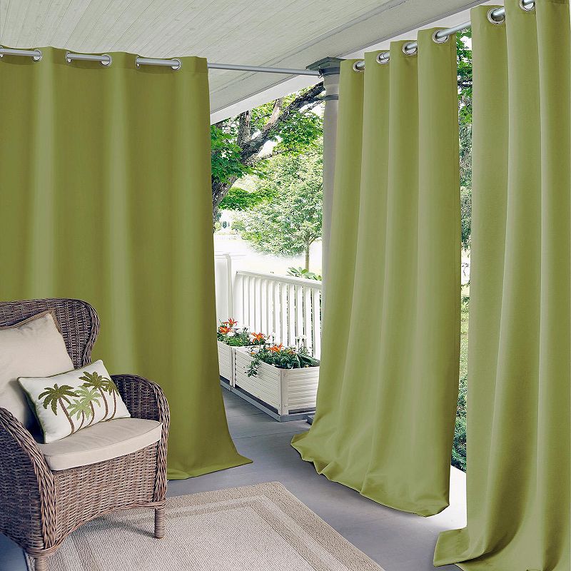 Elrene Home Fashions Connor Solid Indoor/Outdoor Window Curtain