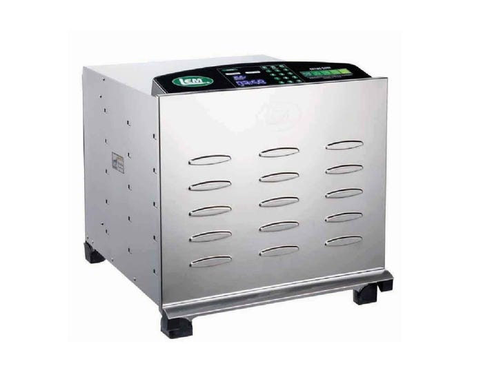 L.E.M Big Bite Stainless Steel Dehydrator - 1154