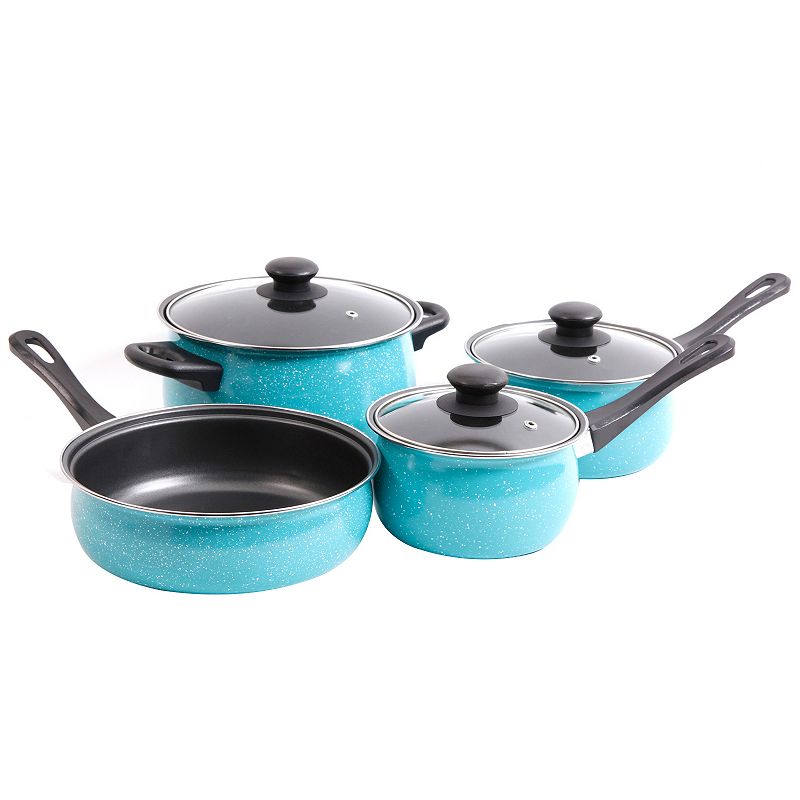 Casselman 7 Piece Cookware Set with Bakelite Snow Handle