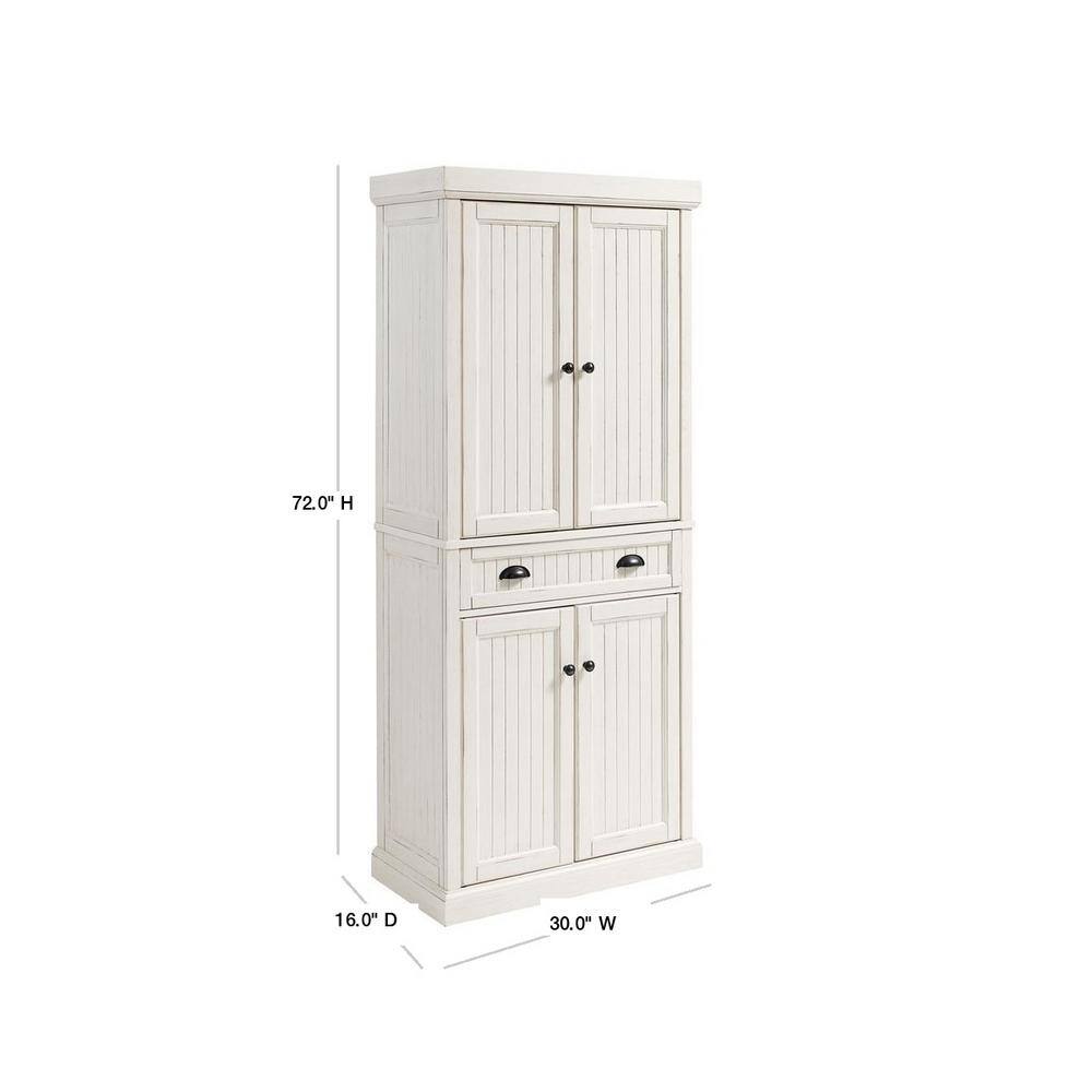 CROSLEY FURNITURE Seaside White Kitchen Pantry CF3103-WH