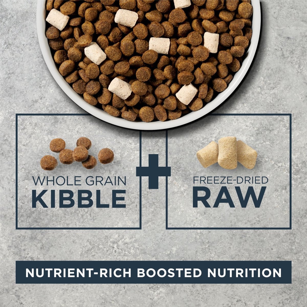 Instinct Raw Boost Puppy Whole Grain Real Chicken and Brown Rice Recipe Freeze-Dried Raw Coated Dry Dog Food