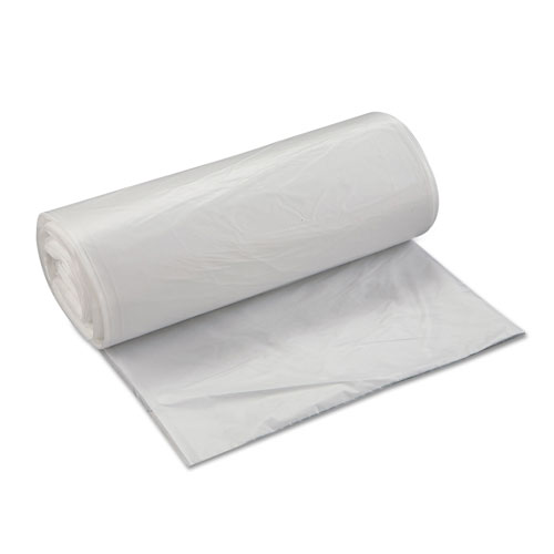 InteplastPitt High-Density Can Liner | 38 x 60， 60gal， 22mic， Clear， 25