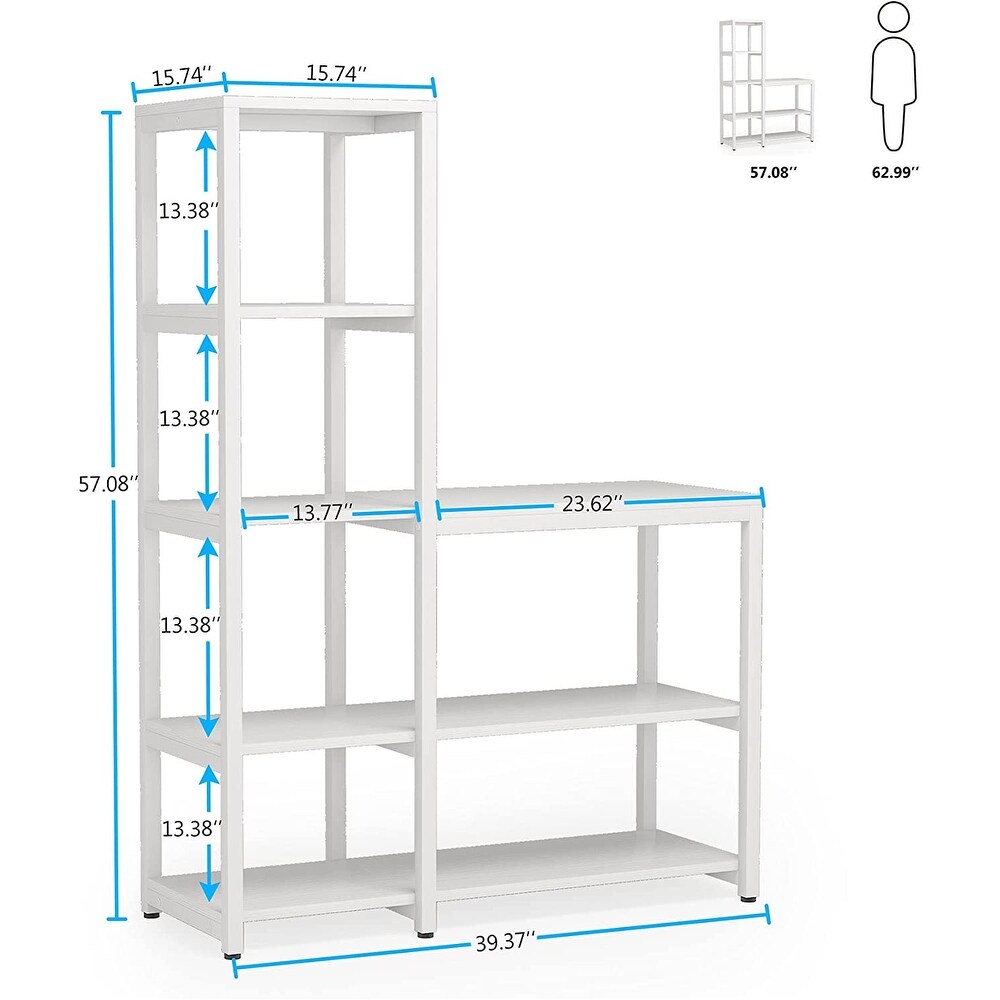 5 Tier Bookshelf  Ladder Conner Bookshelves Etagere Bookcase