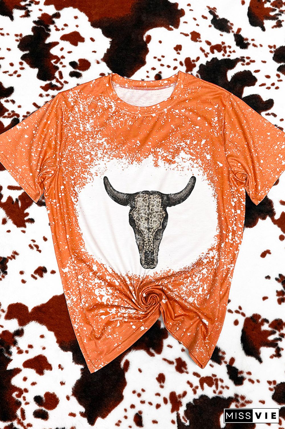 Cow skull Graphic Tee