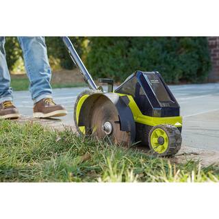 RYOBI 40V HP Brushless 9 in. Cordless Edger with 4.0 Ah Battery and Charger RY40760