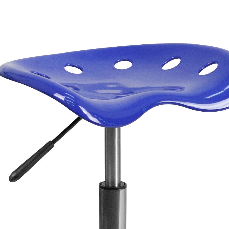 Flash Furniture Taylor Nautical Blue Tractor Seat Stool