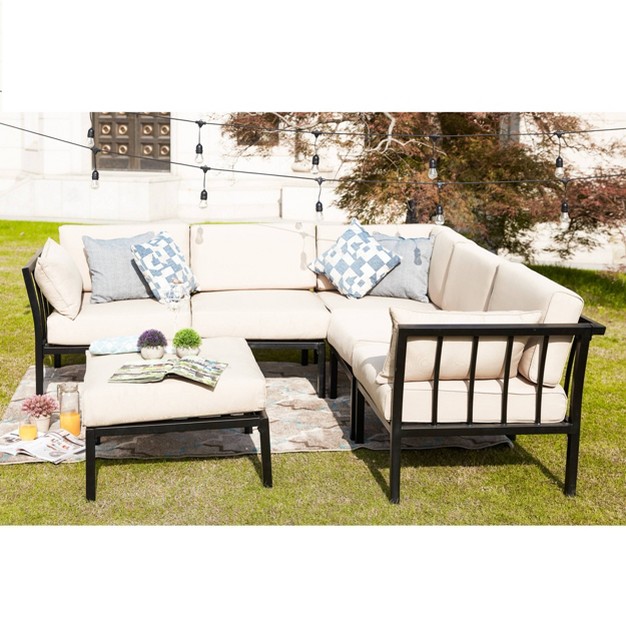 6pc Sectional Sofa Patio Conversation Set Patio Festival