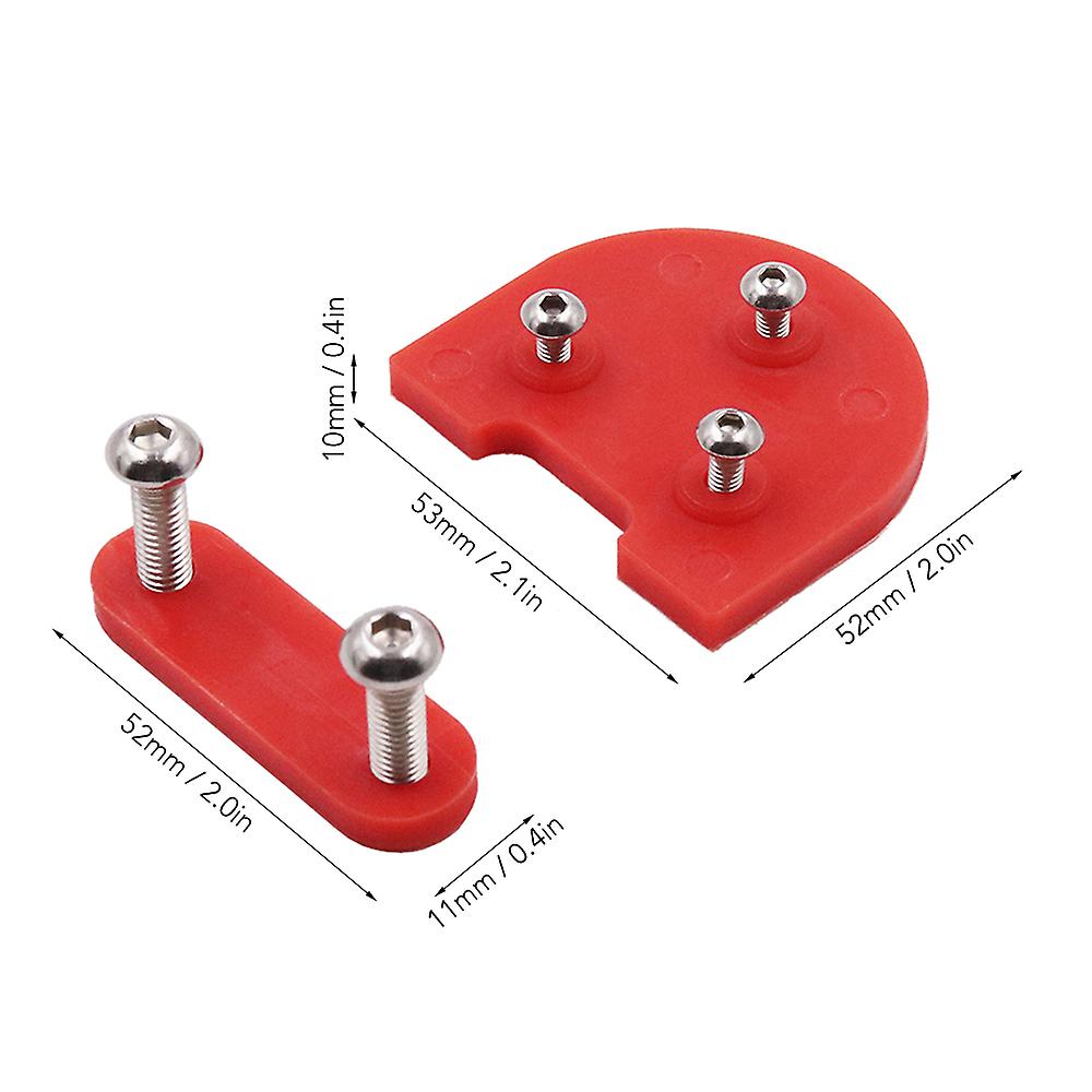 Scooter Spacer Kit Rear Fender Spacer Foot Spacer Compatible With Xiaomi Electric Scooters Red