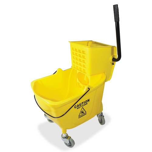 Genuine Joe 35 QT Side Press Mop Bucket Wringer Combo  GJO02347