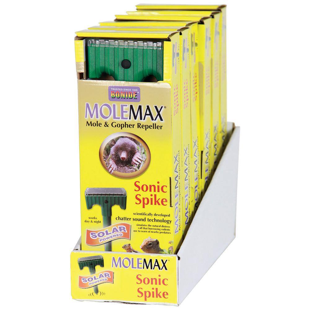 Exhart MOLEMAX Solar Mole Spike Electronic Repellent 90077