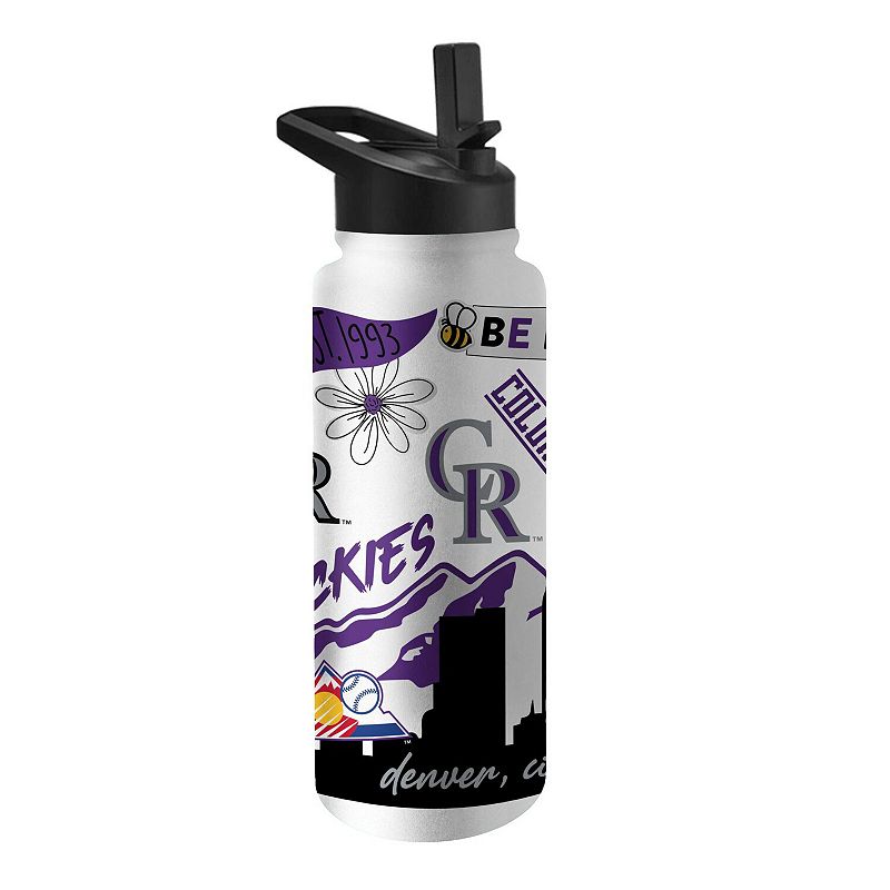 Colorado Rockies 34oz. Native Quencher Bottle