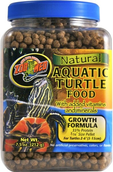 Zoo Med Natural Aquatic Growth Formula Turtle Food