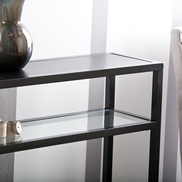 SEI Furniture Baldrick Modern Console Table - Black