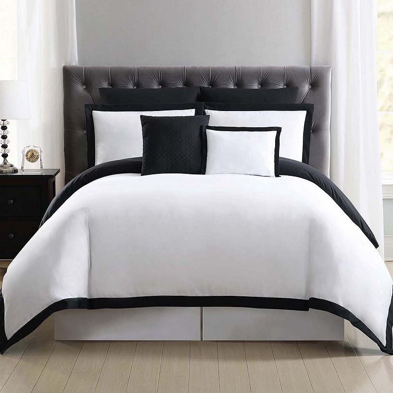 Truly Soft Everyday Hotel Border Duvet Cover Set