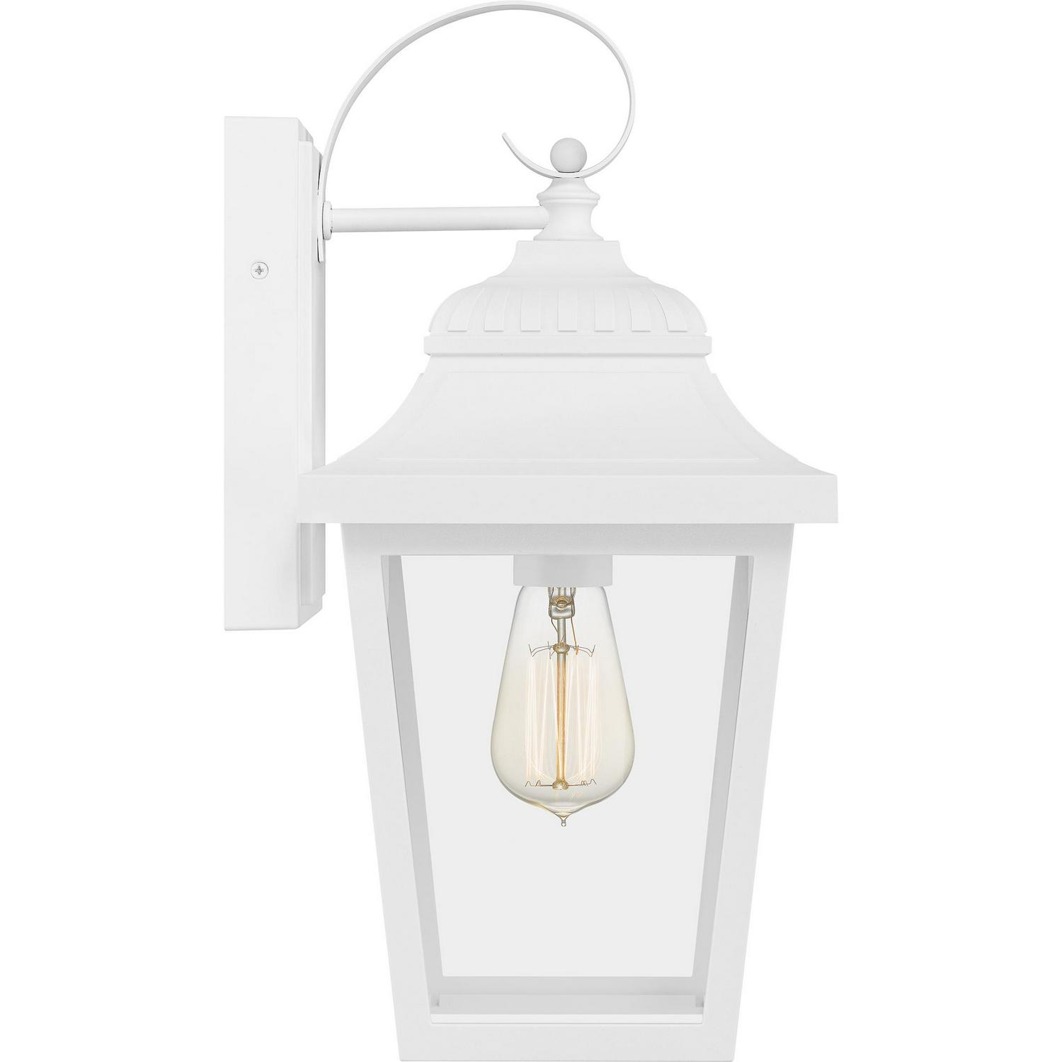 Ashley Harbour Penny 1-Light White Lustre Outdoor Wall Lantern