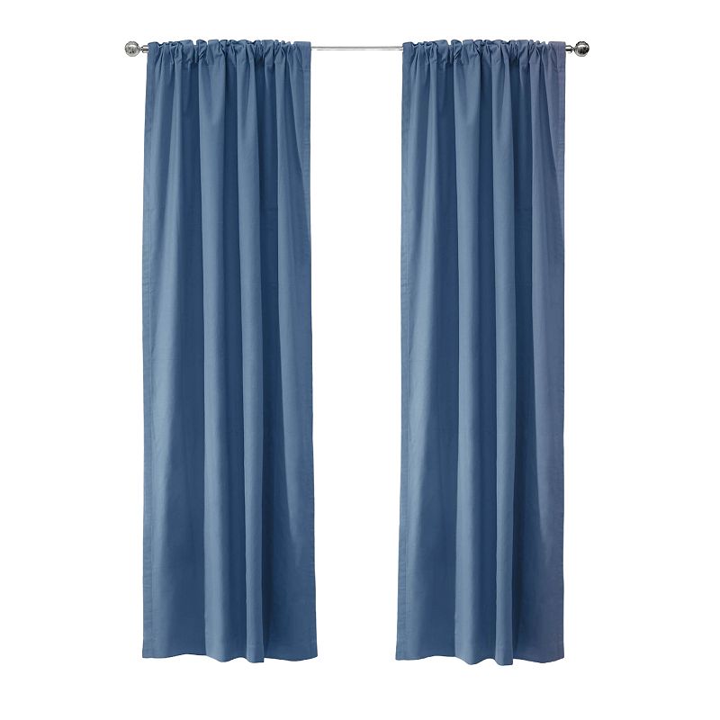 Myne Decor Weathermate Topsions Curtain Panel Pair each 40 x 84 in Blue