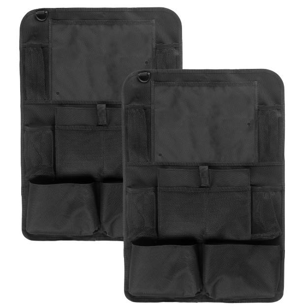 Stalwart Backseat Car Organizer 2 pack Black