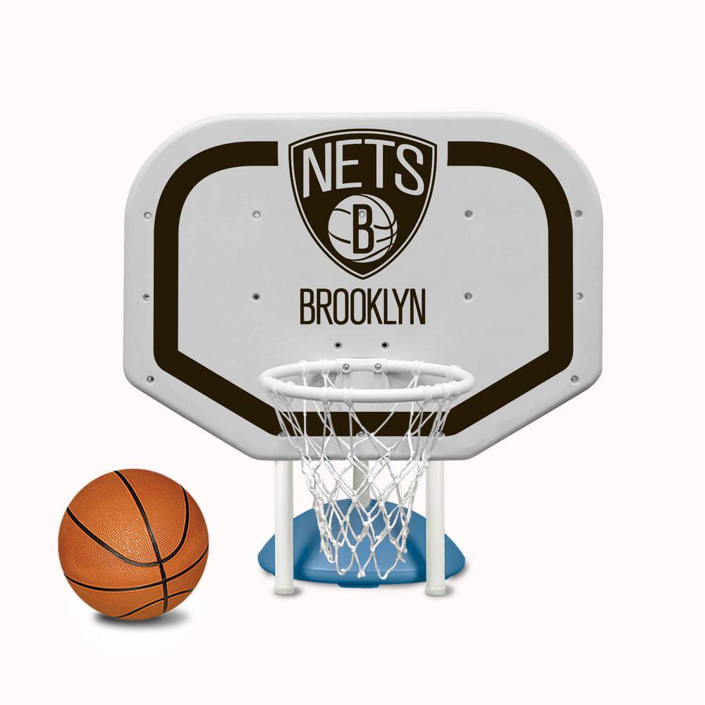 Poolmaster Brooklyn Nets NBA Pro Rebounder Swimming Pool Basketball Game 72962