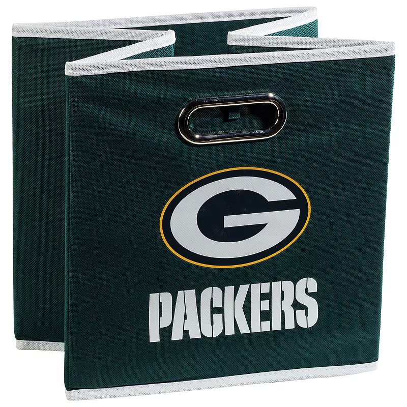 Franklin Sports Green Bay Packers Collapsible Storage Bin