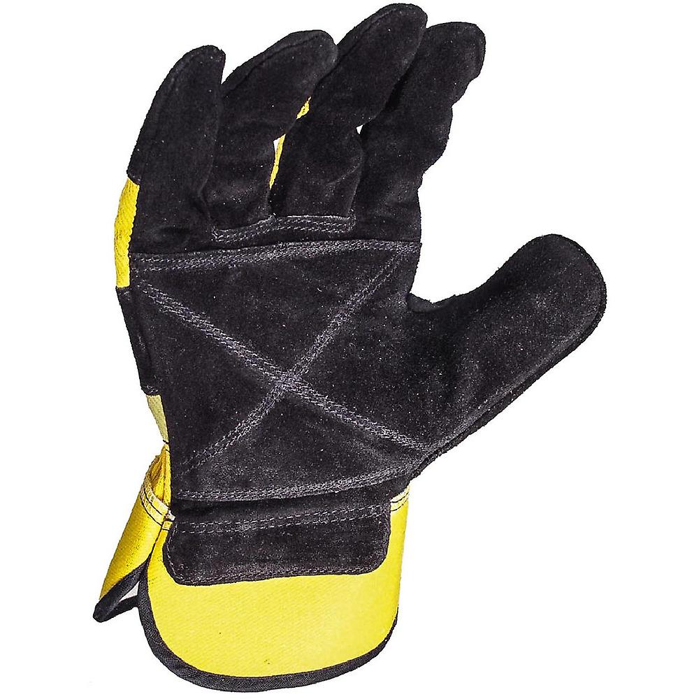 Dewalt Mens DeWalt Rigger Durable Strong Leather Gloves